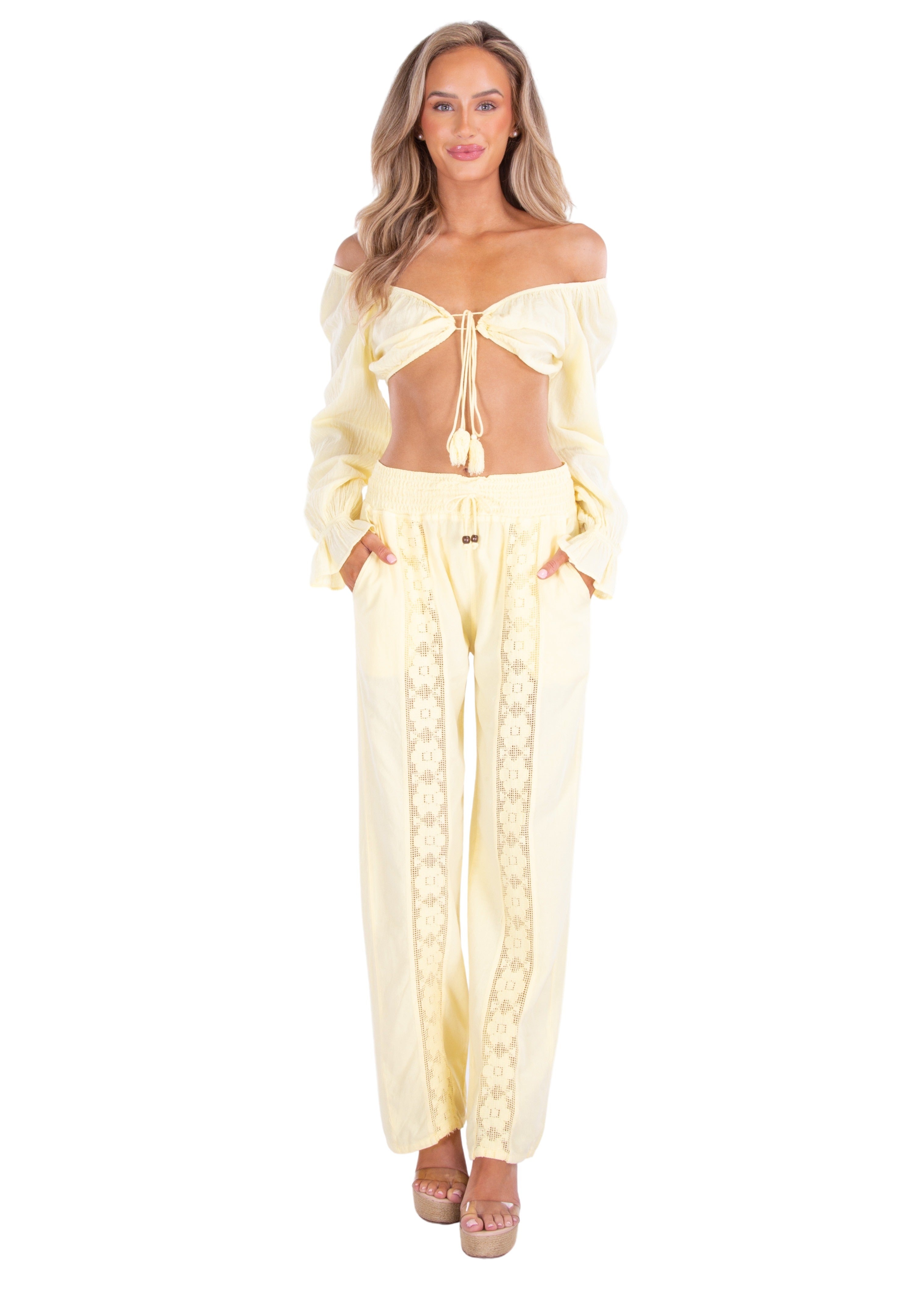 'Tabitha' Long Sleeve Crop Top