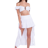 'Celia' Bubble Crop Top