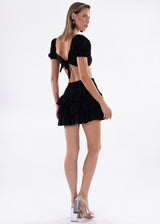 'Dahlia' Ruffle Mini Skirt