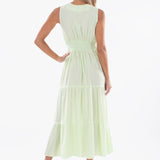'Gabrielle' Tiered Crochet Maxi Dress