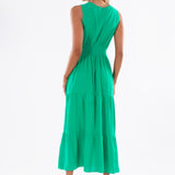 'Gabrielle' Tiered Crochet Maxi Dress