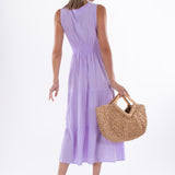 'Gabrielle' Tiered Crochet Maxi Dress