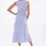 'Gabrielle' Tiered Crochet Maxi Dress