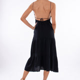 'Elliana' Tiered Cotton Maxi Dress
