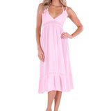 'Simone' Tiered Midi Dress