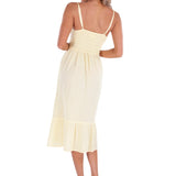 'Simone' Tiered Midi Dress