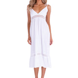 'Simone' Tiered Midi Dress
