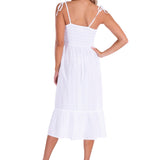 'Simone' Tiered Midi Dress