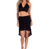 'Gina' Halter Crop Top