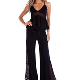 'Mona' Crochet Cut Out Top