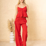 'Ximena' Wide Leg Pants