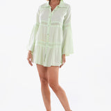 'Alma' Long Sleeve Mini Dress