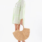 'Alma' Long Sleeve Mini Dress