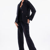 'Alessia' Long Cotton Jacket