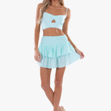 'Amber' Twist Crop Top