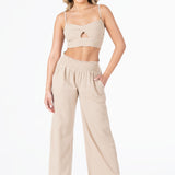 'Ximena' Wide Leg Pants
