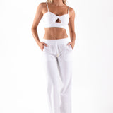 'Amber' Twist Crop Top