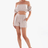 'Ayla' Puffed Sleeve Top