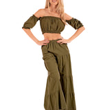 'Emiliana' Tiered Flare Pants