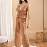 'Luz' Tie Front Top