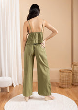 'Luz' Tie Front Top