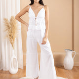 'Luz' Tie Front Top