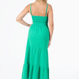 'Adley' Open Front Maxi Dress