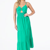 'Adley' Open Front Maxi Dress