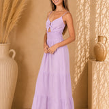 'Adley' Open Front Maxi Dress