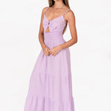 'Adley' Open Front Maxi Dress