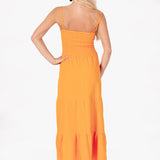 'Adley' Open Front Maxi Dress