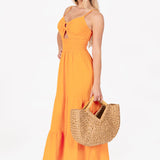 'Adley' Open Front Maxi Dress