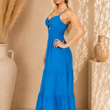 'Adley' Open Front Maxi Dress