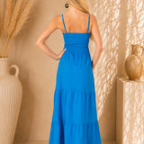 'Adley' Open Front Maxi Dress