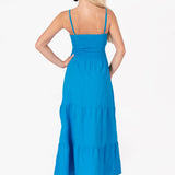 'Adley' Open Front Maxi Dress