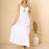 'Adley' Open Front Maxi Dress