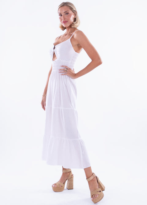 'Adley' Open Front Maxi Dress