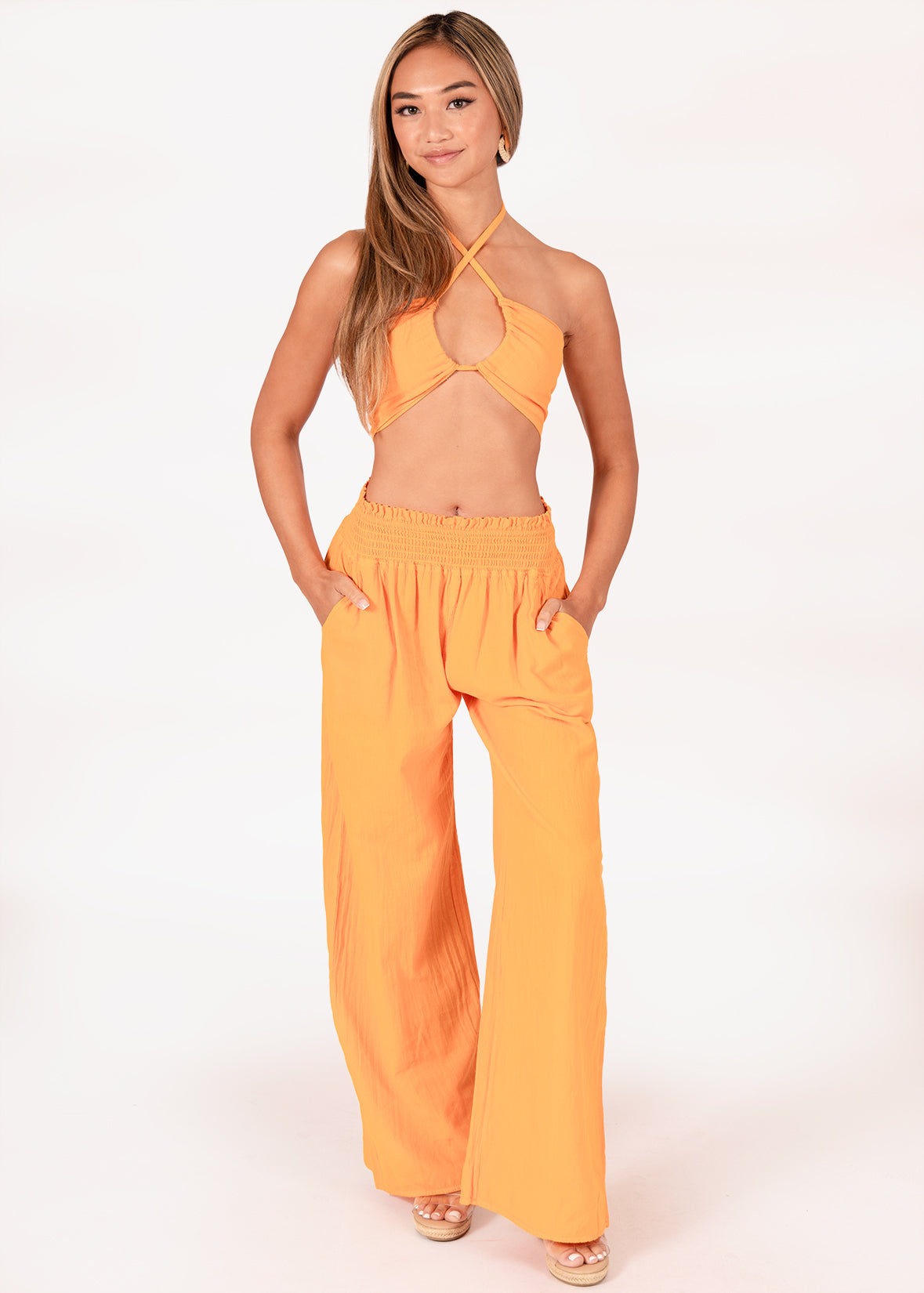 'Skyler' Open Front Crop Top