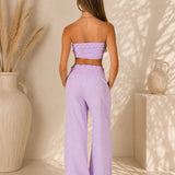 'Abby' Strapless Crop Top