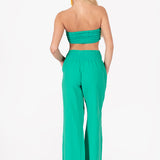 'Abby' Strapless Crop Top