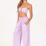 'Abby' Strapless Crop Top