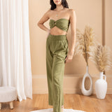 'Abby' Strapless Crop Top
