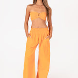 'Abby' Strapless Crop Top