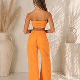 'Abby' Strapless Crop Top