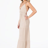 'Clare' Backless Halter Jumpsuit