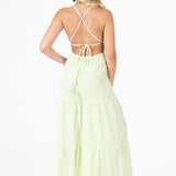 'Clare' Backless Halter Jumpsuit