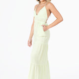 'Clare' Backless Halter Jumpsuit