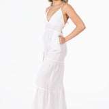 'Clare' Backless Halter Jumpsuit