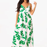 'Hallie' Print Maxi Dress