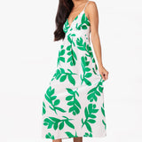 'Hallie' Print Maxi Dress